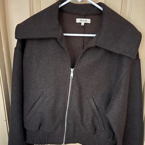 Madewell zip front bomber jacket